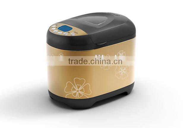 Hot sell full SS housing automatic 2.0LB STAINLESS STEEL BREAD MAKER