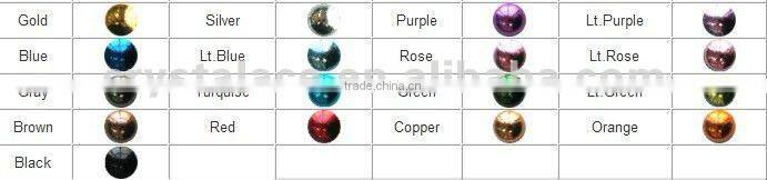 CRYSTAL ACE Hot fix octagon rhinestud supply, Iron on Rhinestuds