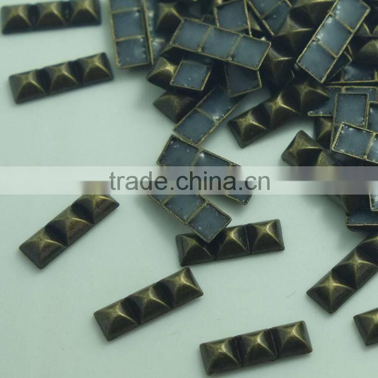 Factory Price Wholesale 6X18MM Hotfix Alloy Studs, Hot Fix Metal Stud, Iron On Studs, Iron On Metal Studs, Garment Metal Fitting