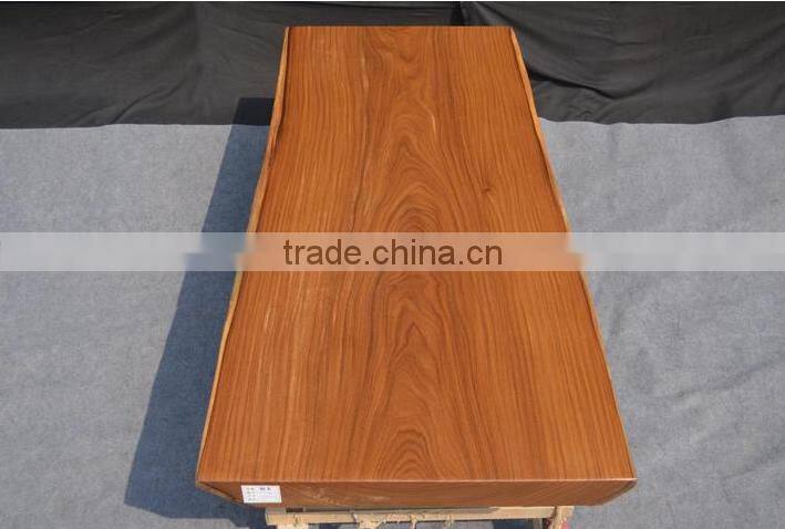 2016 Foshan Fatory Supply Africa Natural Side Pure Teakwood Table Top Use