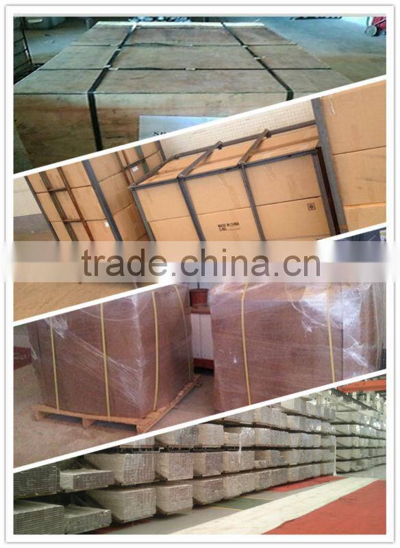 Mill finishing aluminum extruded showcase profile