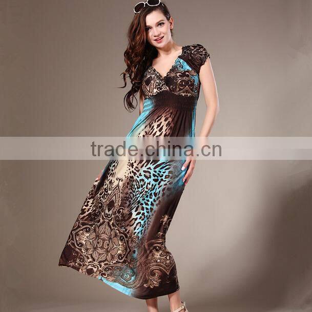 Brown Color Beach Party Dress