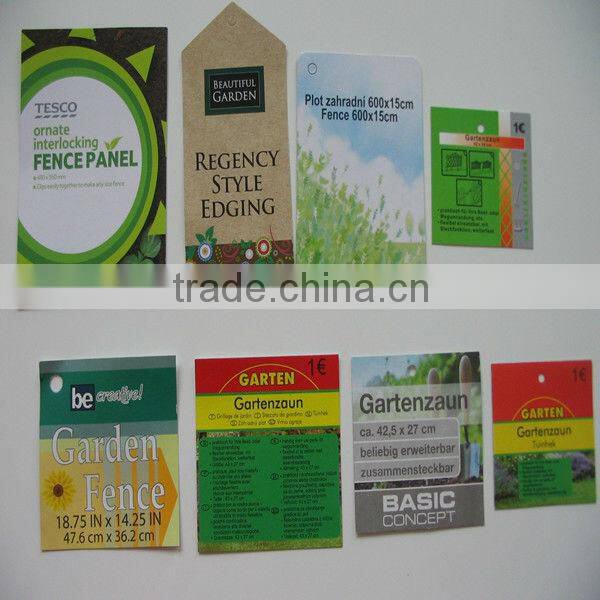 plastic garden border fence