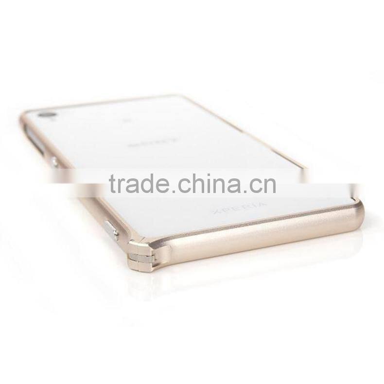 Best Quality Anti-broken Aluminum Bumper Case for Sony Z3 Metal Bumper