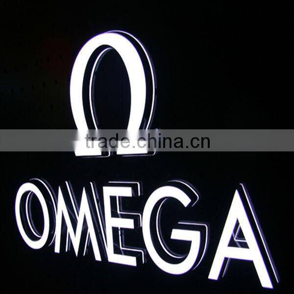 Mini customized light up acrylic sign