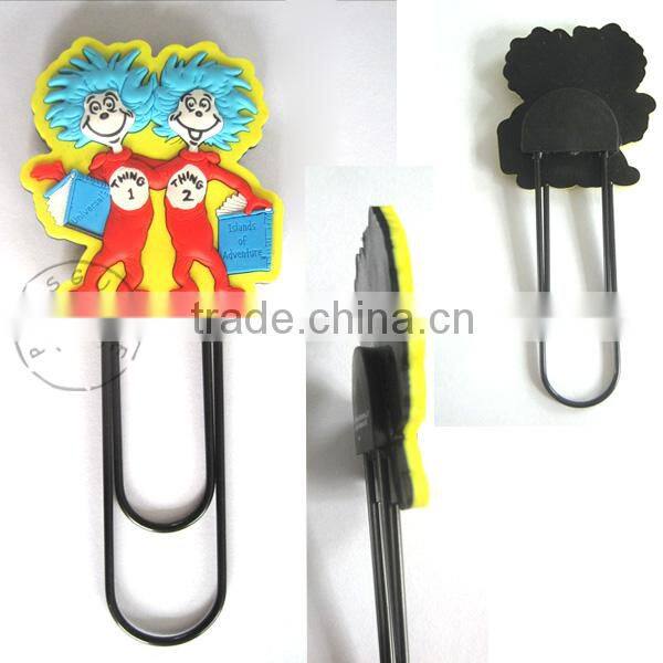 Manufacturing Personalized Shape 3D PVC Unique Paper Clips