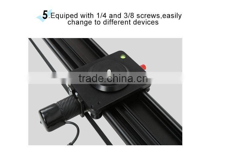 120cm Aluminium alloy auto pan shot wide angle shot time lapse shot dslr camera motorized slider