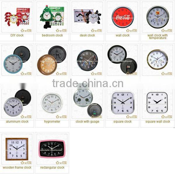 plastic round wall clock