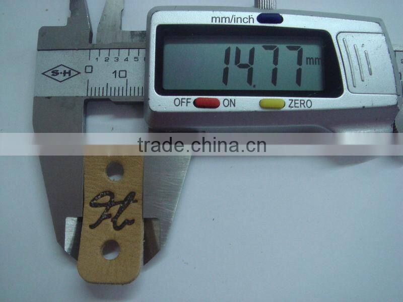 two holes leather stopper