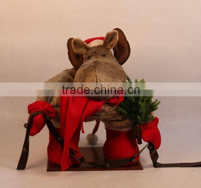 XM-A6143 60 inch inflatable Moose for indoor chirstmas decoration