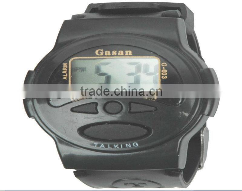 Promotion watch with electronic calculator plastic watch