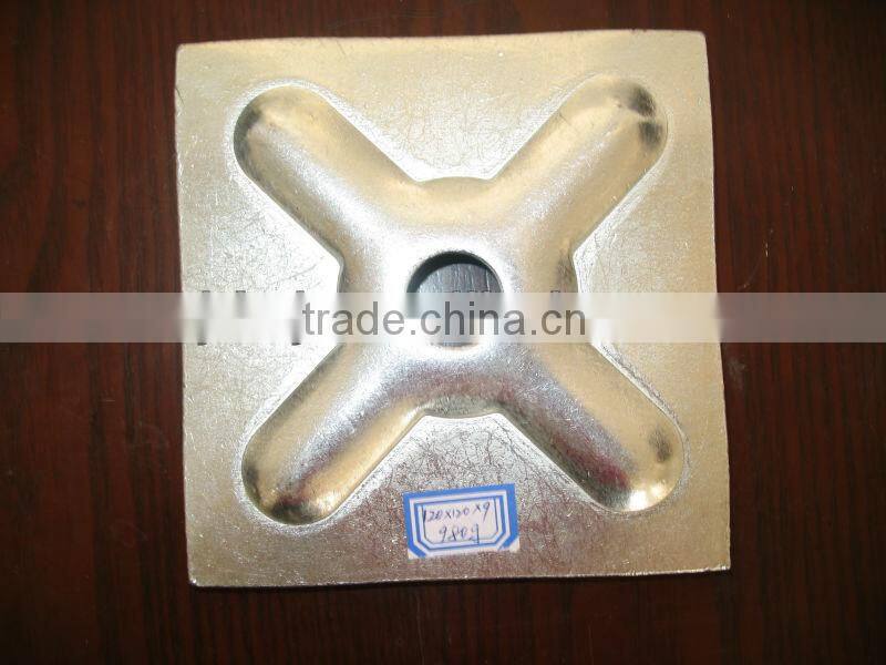 Formwork Tie rod square washer plate 120 * 120 * 8mm