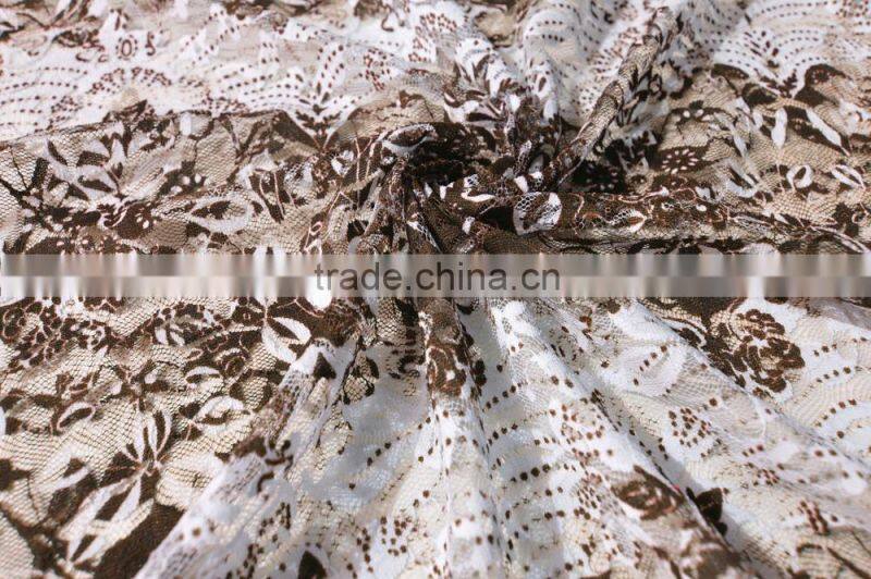Polyester Spandex Mesh Jacquard Tulle Fabric Design For Tulle Skirt DSN518