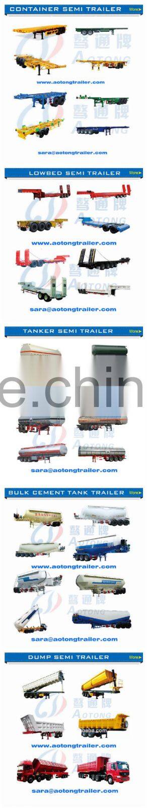 Brand new tri axle 40 feet flatbed type side wall open cargo trailer for sale (ISO twist locks are optional)