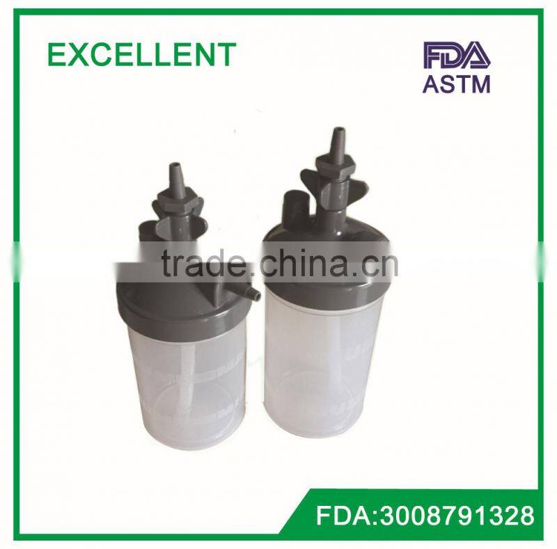 oxygen concentrator Bubble Humidifier Bottle with 6 psi alarm/Bubble Humidifier