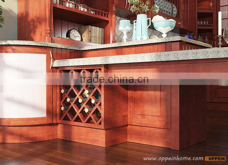 Guangzhou Wholesale American Style Solid Wood Kitchen Cabinet