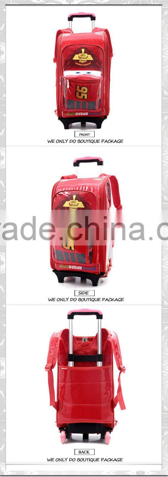 Functional school book trolley bags