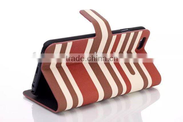 Hot Selling Classical Stripe for iphone 6 custom case F-IPHLC010