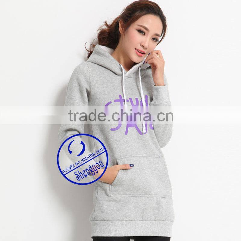 2015 Wholesale Custom Printed Sweatshirts Hoodies for Women