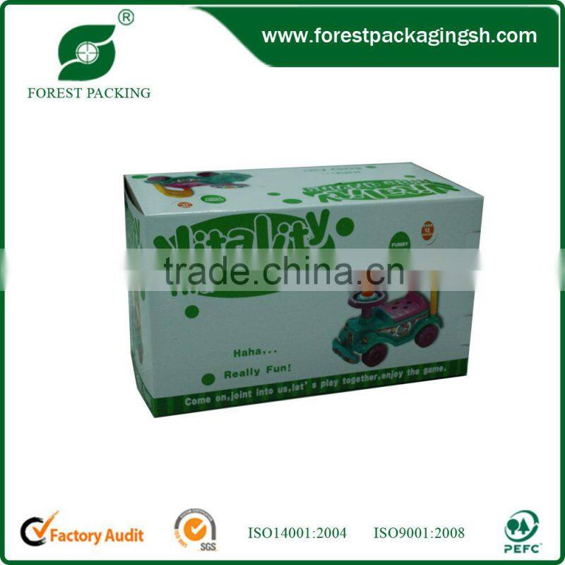 2016 NEW STYLE FANCY COLOURFUL TOY CORRUGATED BOX FOR SHIPPING AND PACKAGING