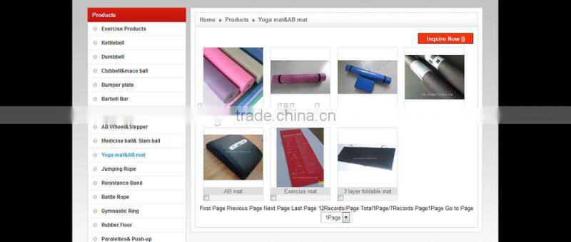 Gym Rubber Floor Mat floor tile for Crossfit