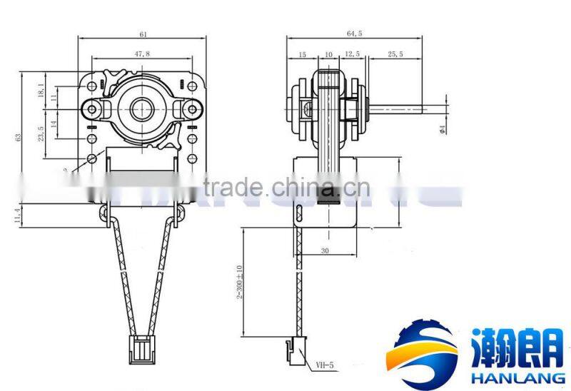 Customized best selling stand electric grill rotisserie motor