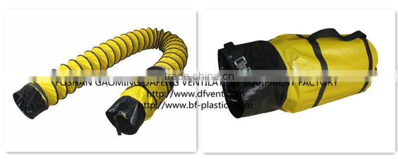Drying blower ventilation flexible duct with carry and storage bag