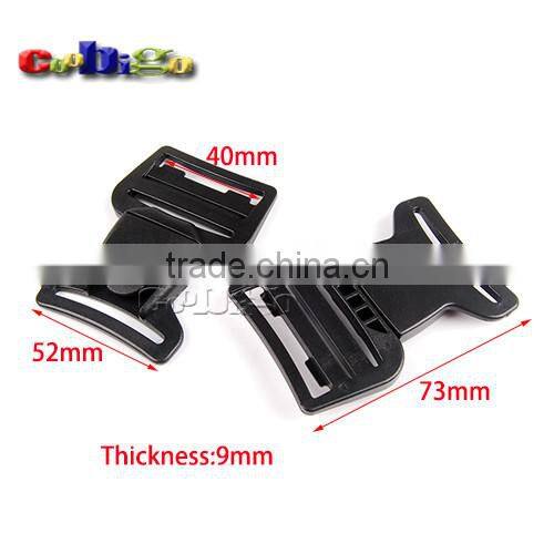 1-1/2"(40mm) Webbing Center Release Buckle Plastic for Hiking Camping Bags #FLC405-40B