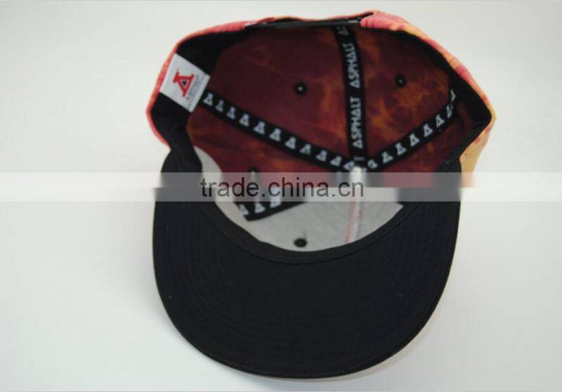 high quality flat embroidery dying snapback caps cap snapback