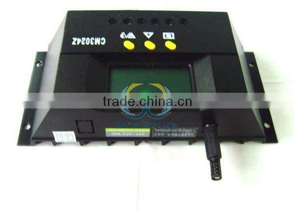 SC-02 LCD display 30A solar controller (12V/24V auto detect)