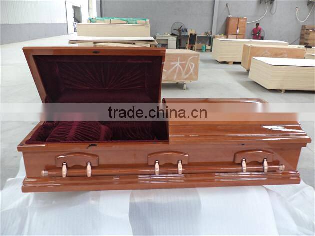 wood coffin casket box