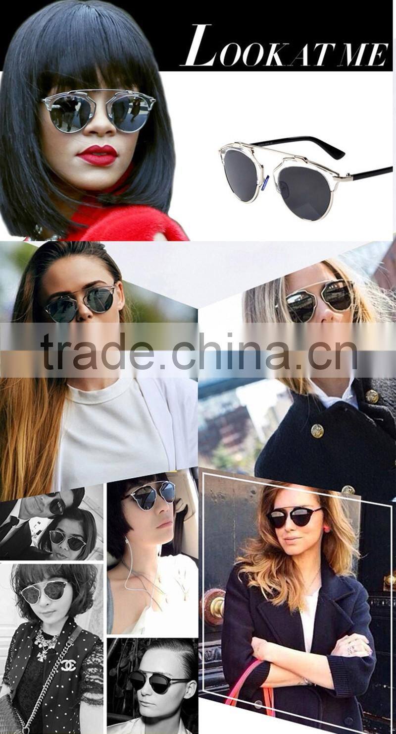 Hot Selling Luxury Brand Female Cat eye Sunglasses Women Vintage Retro Designer Fashion Sunglass Men Retro Sun Glasses CC5016
