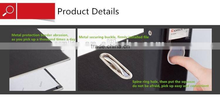 Comix A208 F / C file folders 3 inches half Plastic packets lever arch file