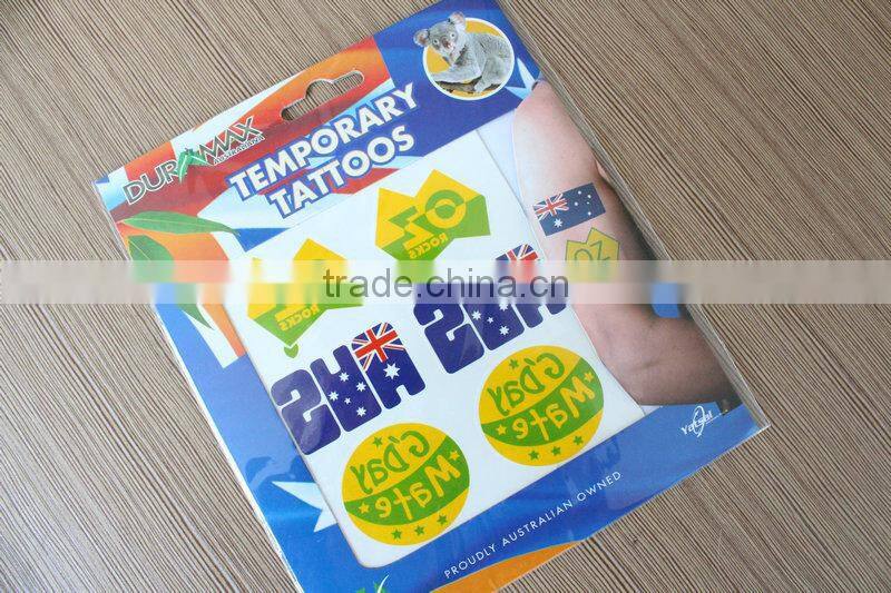 2015 fashion temporary finger free tattoo sticker