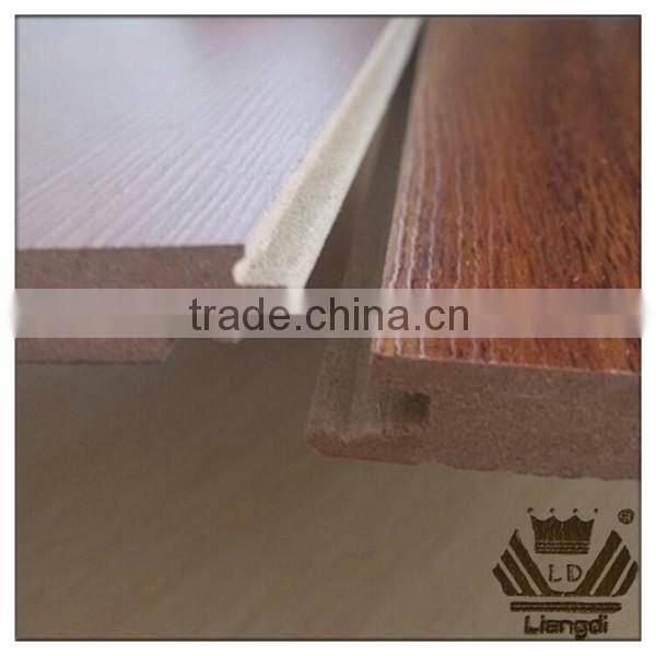 high quality 12mm / 8mm china mdf / hdf waterproof vinyl laminate floor