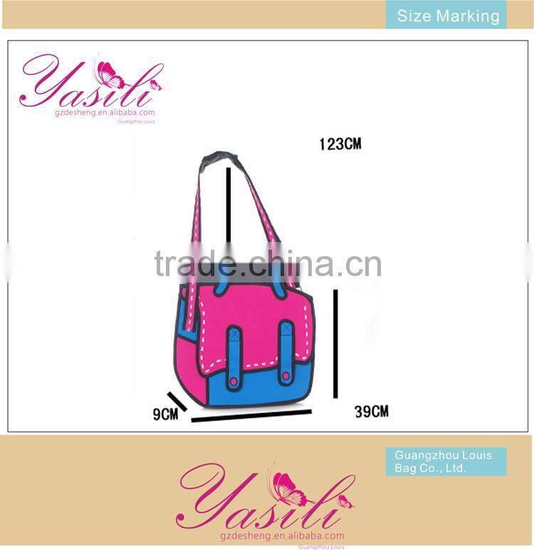 Hot sale magical organizer shoulder bag,3d picture of ganesh,3D printing shoulder bag