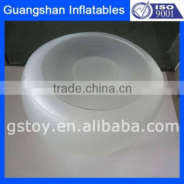 customized inflatable living room furniture foot rest ottoman stool