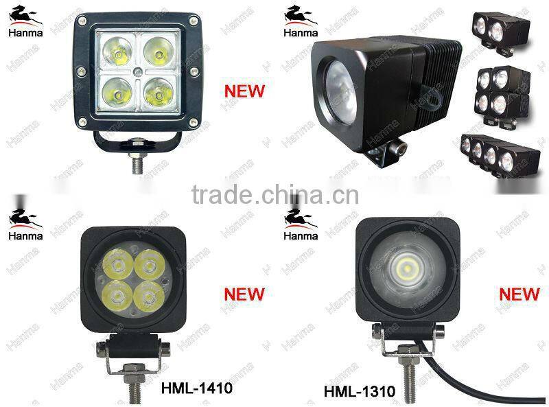 CREE LED 10W LED truck light,tractor,trailer,ATV,Jeep, Suv,boat,mining, adjusted to 20W30W,12V/24V