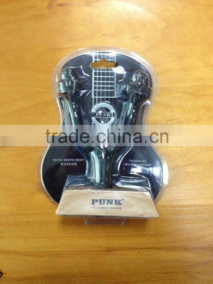 Auto Lock Type Metal Guitar Hanger / Music Instrument Wall Hanger