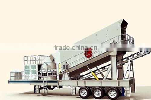 New high efficient mobile cone/impact crusher