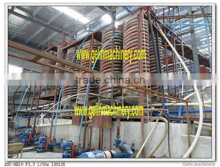Zircon sand mining equipment spiral separator