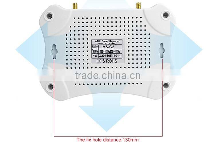 ATNJ global application GSM900 amplifier 2G mobile signal repeater booster with LCD