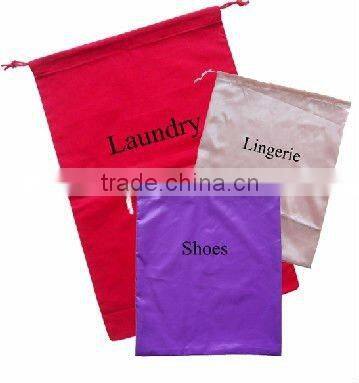 polyester shoes bag drawstring