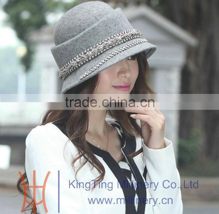 2014 women handmade felt hats for party