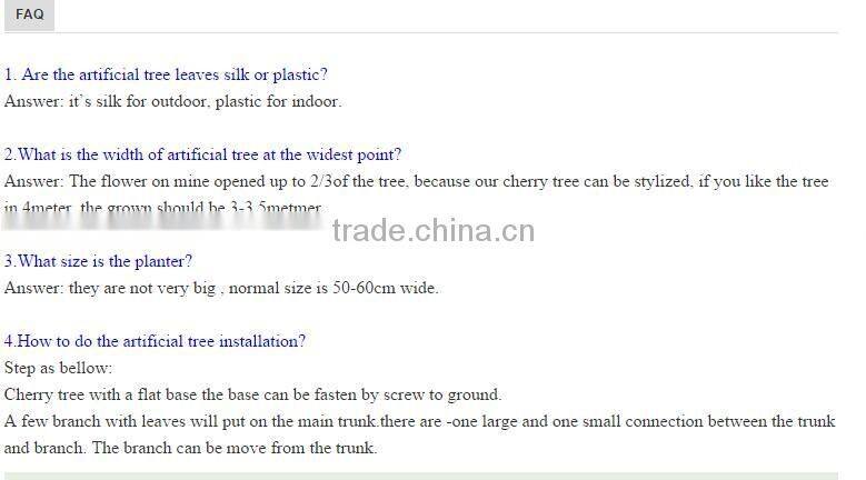 SUS artificial palm tree fiberglass artifcial palm tree