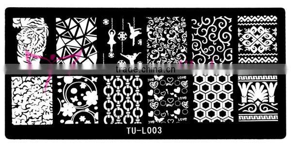 New TU-L series nail art stamping plate,China cheap price nail art stamping plate