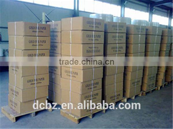 Hot selling gold and silver glossy votive paper
