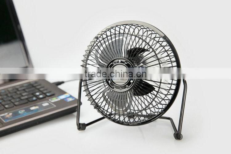 Mini fan usb 6 inch fan bronze plating premium quality office supplies in summer