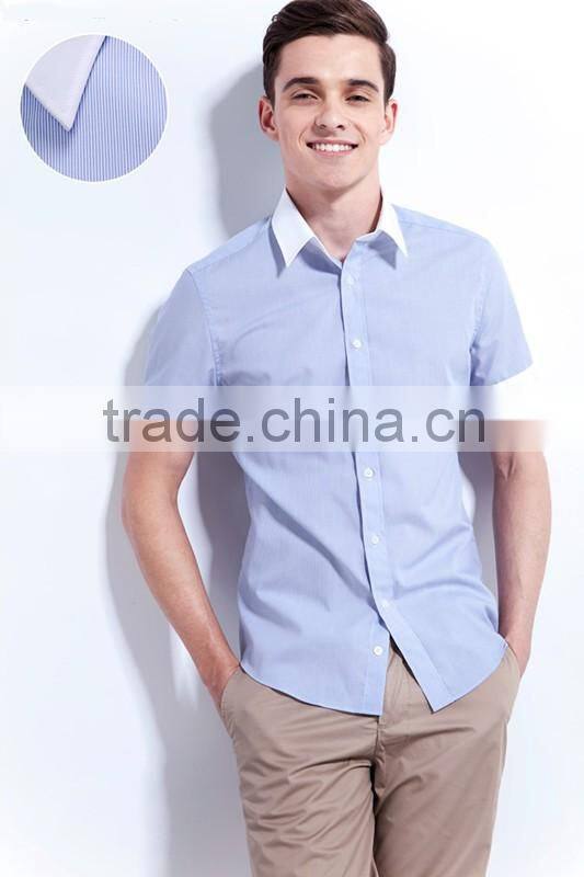 Men's Casual Dress Stripes long sleeve Cotton Shirts