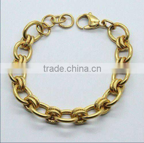 New arrive charm girls gold bracelets